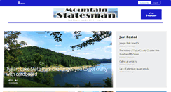 Desktop Screenshot of mountainstatesman.com