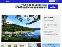 Tablet Screenshot of mountainstatesman.com